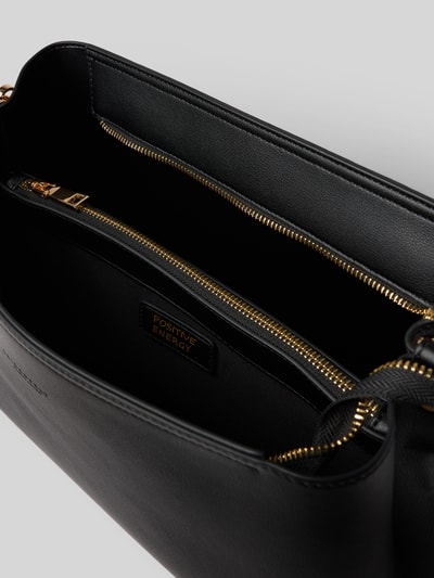 Seidenfelt Handtasche mit Anhänger Modell 'Lyby' Black 5