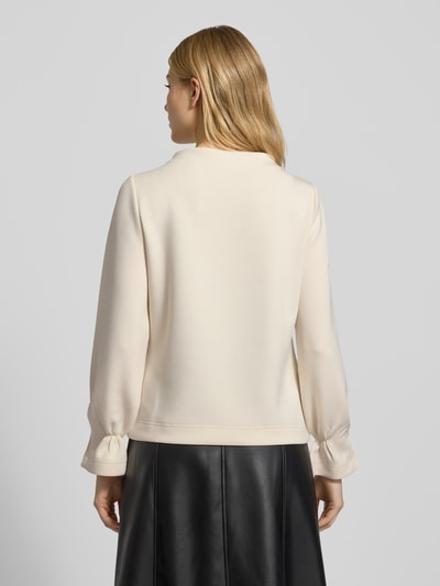 Zero Pullover met viscosegehalte Ecru - 5