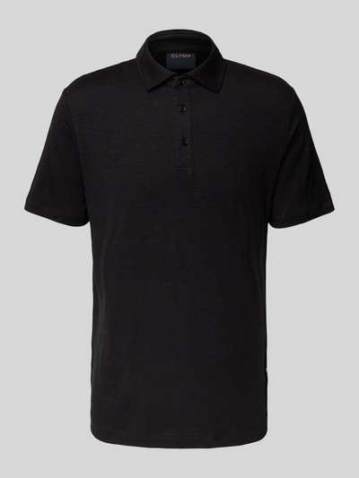 OLYMP Level Five Poloshirt met korte knoopsluiting Zwart - 2