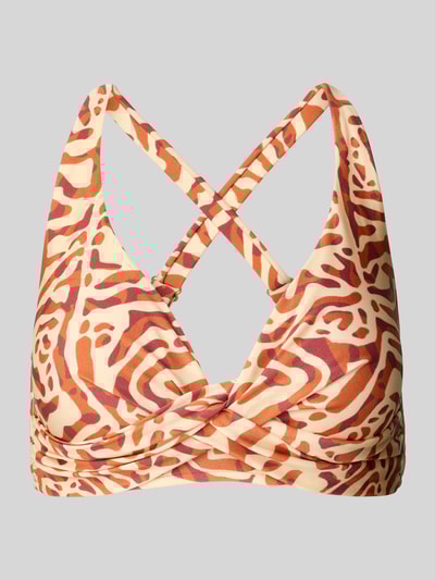 Barts Bikinitop met knoopdetail, model 'NUNBA' Zand gemêleerd - 1