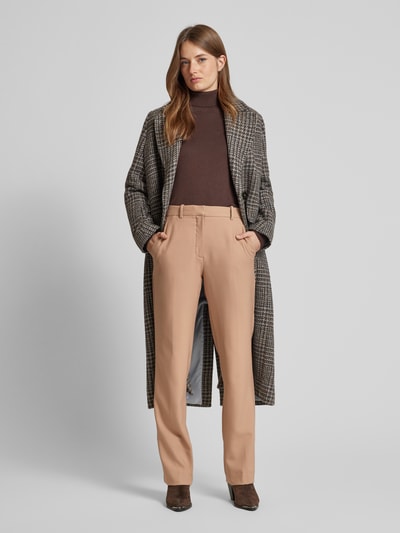 Calvin Klein Womenswear Straight Leg Anzughose mit Gesäßtaschen Beige 1