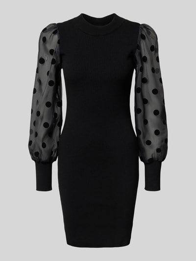 YAS Knielanges Kleid aus Viskose-Mix Modell 'DOTME' Black 2