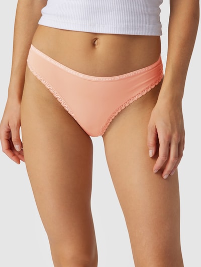 TOMMY HILFIGER String met logo in band in een set van 3 stuks Oudroze - 2