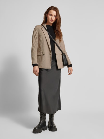 Mango Blazer mit Reverskragen Modell 'CHARLOTE' Taupe 1