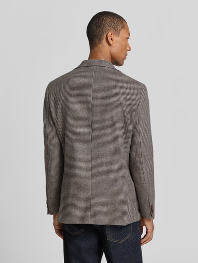 Carl Gross marynarka na 2 guziki o kroju slim fit z mieszanki wełny model 'Tedrick' Ciemnoniebieski 5