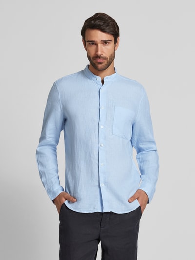 Marc O'Polo Regular Fit Freizeithemd aus reinem Leinen Hellblau 4