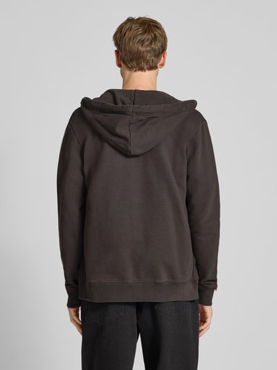 Superdry Sweatjacke mit Logo-Stitching und Kapuze Anthrazit 5