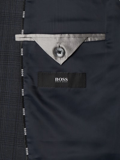 BOSS Regular Fit 2-Knopf-Sakko mit Glencheck-Muster Modell 'Jasper' Blau 4