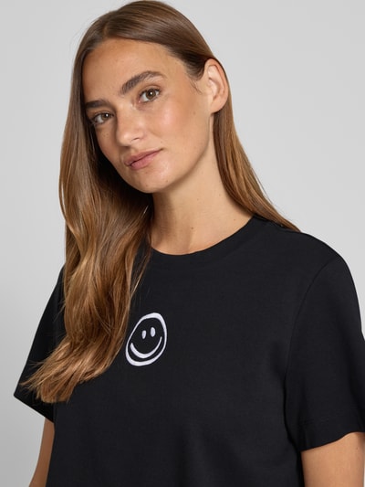 Vero Moda Loose Fit T-Shirt aus reine Baumwolle Modell 'SARA METTE' Black 3
