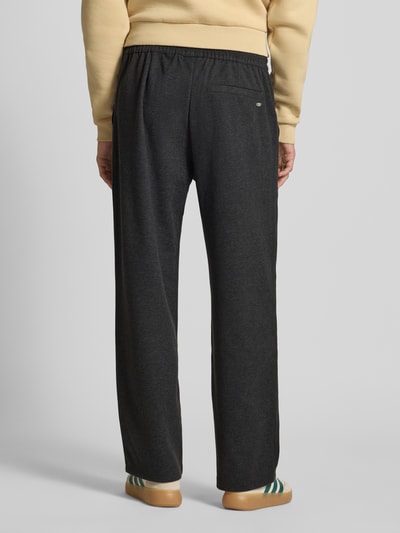REVIEW Straight Leg Sweatpants mit Tunnelzug Anthrazit Melange 5