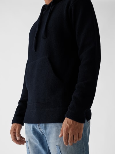 Officine Générale Hoodie in Strick-Optik Dunkelblau 3