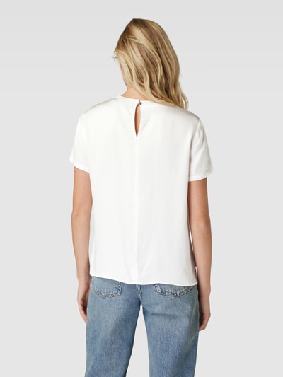 Esprit Collection Blusenshirt aus Viskose mit Rundhalsausschnitt Offwhite 5