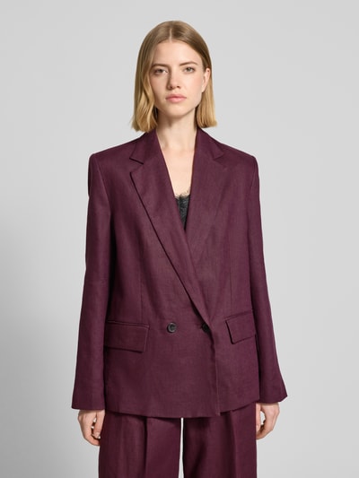 MANGO Blazer mit Pattentaschen Modell 'TEMPOLI' Lila 4