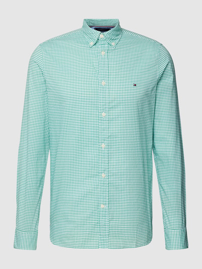 Tommy Hilfiger Slim fit vrijetijdsoverhemd met rasterruit, model 'GINGHAM' Lichtgroen - 2