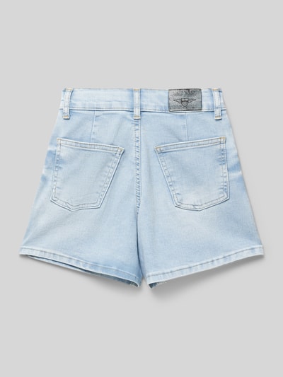 Blue Effect Jeansshorts im Used-Look Hellblau 3