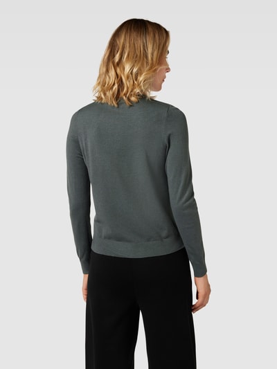 s.Oliver RED LABEL Gebreide pullover met ronde hals Kaki - 5