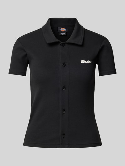 Dickies T-Shirt mit Knopfleiste Modell 'TALLASSE' Black 2