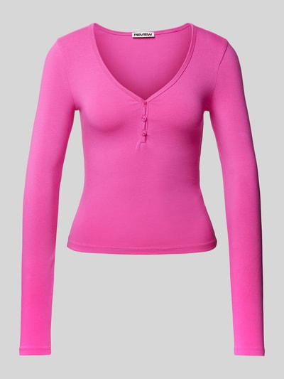 Review Longsleeve auas Baumwoll-Mix Fuchsia 2