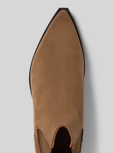 Copenhagen Chelsea boots van leer met elastische inzetten, model 'CPH410' Camel - 3