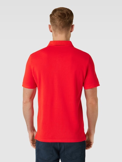 Tom Tailor Regular fit poloshirt met logostitching Rood - 5