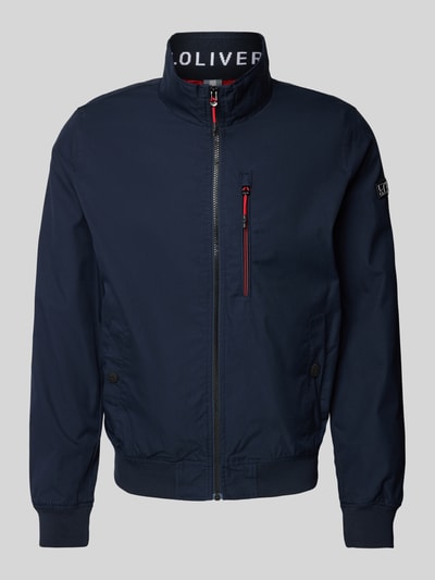 s.Oliver RED LABEL Jas met opstaande kraag Marineblauw - 2