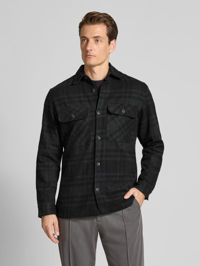 Jack & Jones Premium Regular Fit Freizeithemd mit Kentkragen Black 4