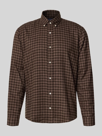 MCNEAL Vrijetijdsoverhemd met knoopsluiting Chocoladebruin - 2