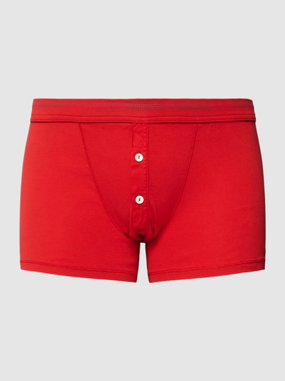 Schiesser Trunks mit Ziernähten Modell 'REVIVAL' Rot 2