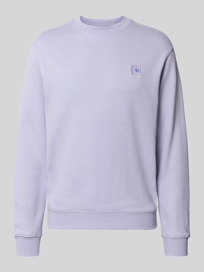 Scotch & Soda Sweatshirt mit Label-Detail Lavender 2