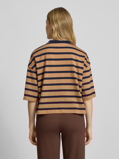 Smith and Soul T-shirt krótki z wyhaftowanym logo Beżowy 5