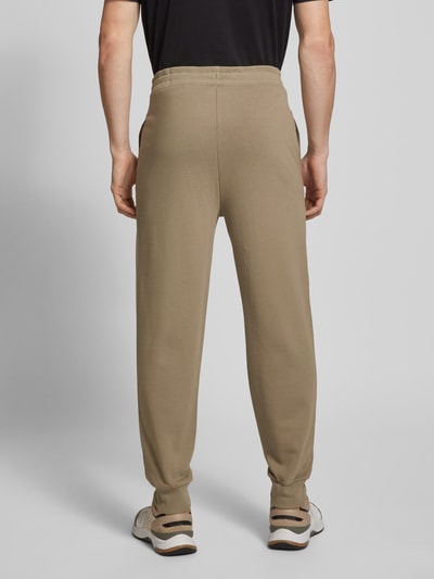 HUGO Relaxed fit sweatpants met steekzakken, model 'Dayote' Lichtbruin - 5