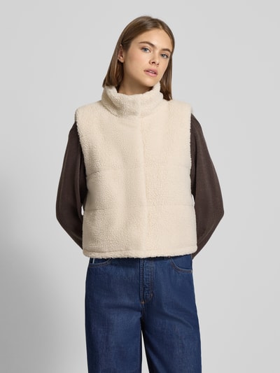 Only Regular fit gilet van teddybontlook, model 'SANDRA' Beige - 4