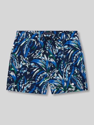 Tommy Hilfiger Regular Fit Badeshorts mit Allover-Muster Marine 2