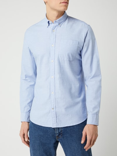 Jack & Jones Slim Fit Freizeithemd aus Oxford Hellblau 4