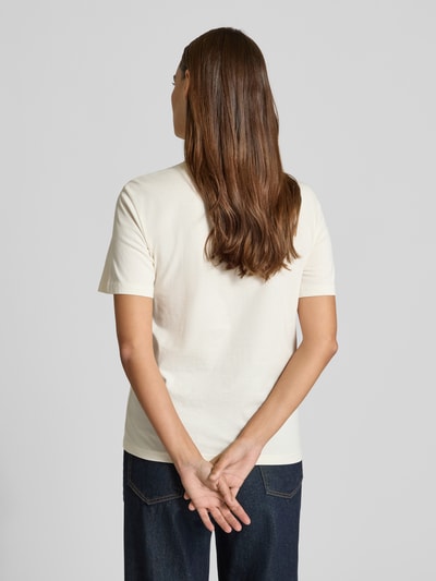 Jake*s Casual Regular Fit T-Shirt aus Baumwoll-Mix Modell 'ELI' ' Offwhite 5