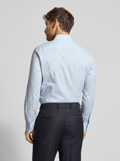 Tommy Hilfiger Tailored Koszula biznesowa o kroju slim fit z kołnierzykiem typu kent Błękitny 5