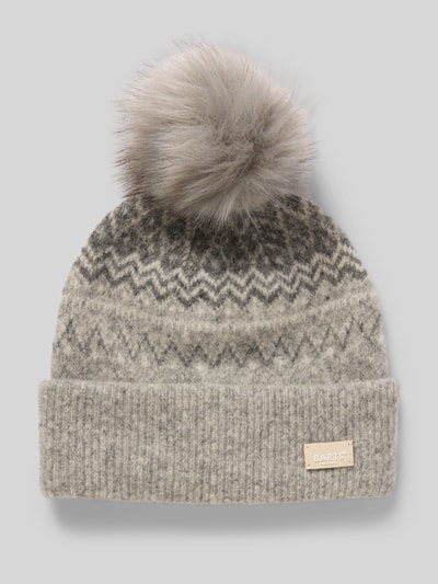 Barts Mütze mit Alpaka-Anteil Modell 'Woodstar' Hellgrau 1