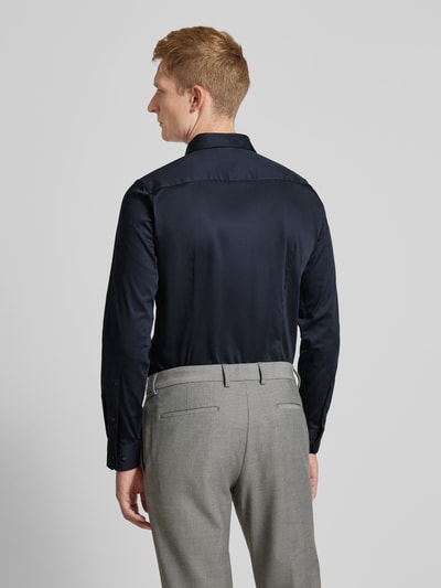 JOOP! Collection Slim Fit Business-Hemd mit Kentkragen Modell 'Pit' Dunkelblau 5