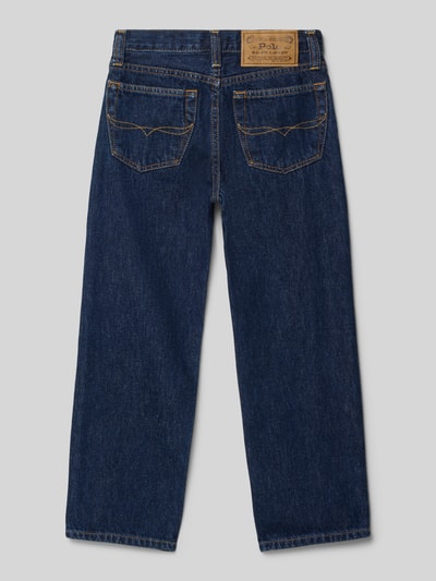 Polo Ralph Lauren Kids Straight fit jeans met logopatch Donkerblauw - 3