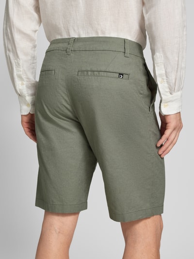 Tom Tailor Denim Regular Fit Bermuda aus Leinen-Baumwolle-Mix Mint 3