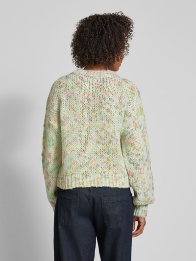 Rich & Royal Gebreide pullover met ronde hals Lichtgroen - 5