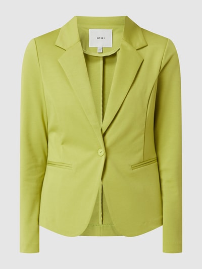 ICHI Blazer met reverskraag, model 'IHKATE' Neon groen - 2