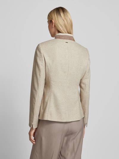 WHITE LABEL Blazer met opstaande kraag Zand - 5