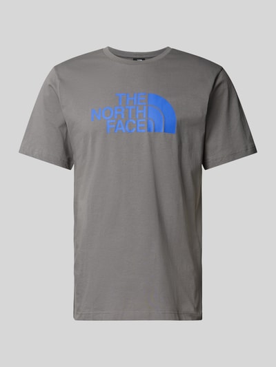 The North Face T-shirt z nadrukiem z logo model ‘EASY’ Antracytowy 2