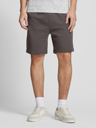 Tom Tailor Denim Relaxed Fit Sweatshorts aus Baumwoll-Mix im Jogger Style Anthrazit 4