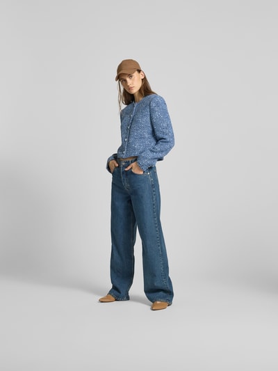 Anine Bing Jacke mit Knopfleiste Blau 1