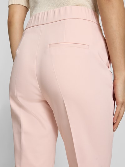 s.Oliver BLACK LABEL Slim fit pantalon van katoenmix Rosé - 3