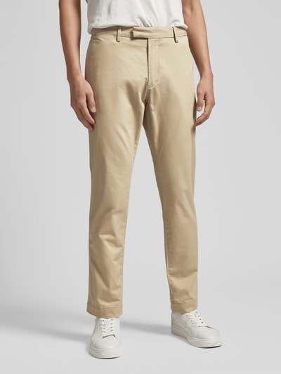 Polo Ralph Lauren Stoffhose mit französischen Eingrifftaschen Beige 4