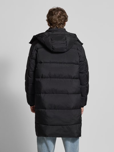 Tommy Jeans Regular Fit Steppmantel mit Label Stitching Modell 'VAIL' Black 5