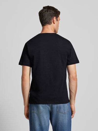 Pepe Jeans T-Shirt mit Label-Print Modell 'EGGO' Black 5